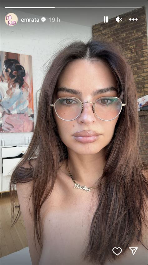 emily nude|Emily Ratajkowski Poses Nude for Selfie Era Vanity Fair